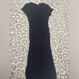 Short sleeve maternity dress